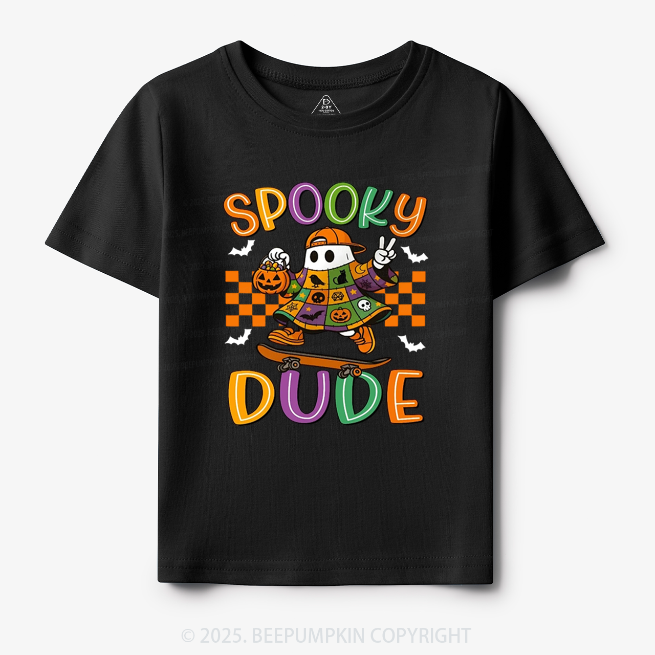 Spooky Dude Halloween Toddler&Kid's Tees Beepumpkin