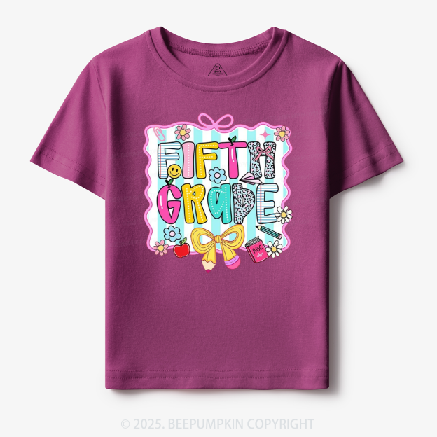 Happy School Vibes Toddler&Kid's Tees Beepumpkin