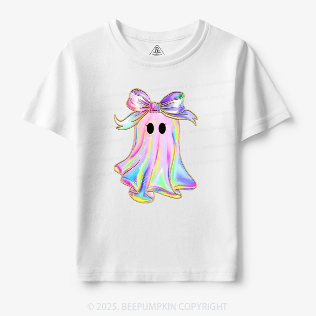 Halloween Girls Ghost Toddler&Kid's Tees Beepumpkin