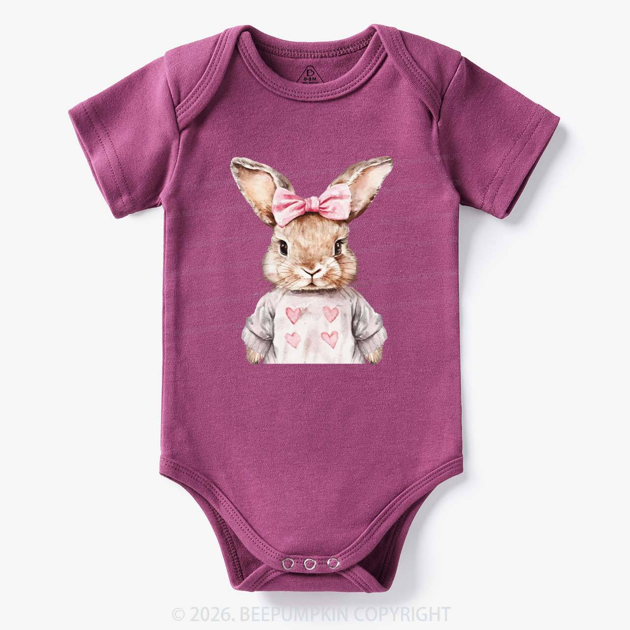 Sweet Bow Bunny Easter Bodysuit