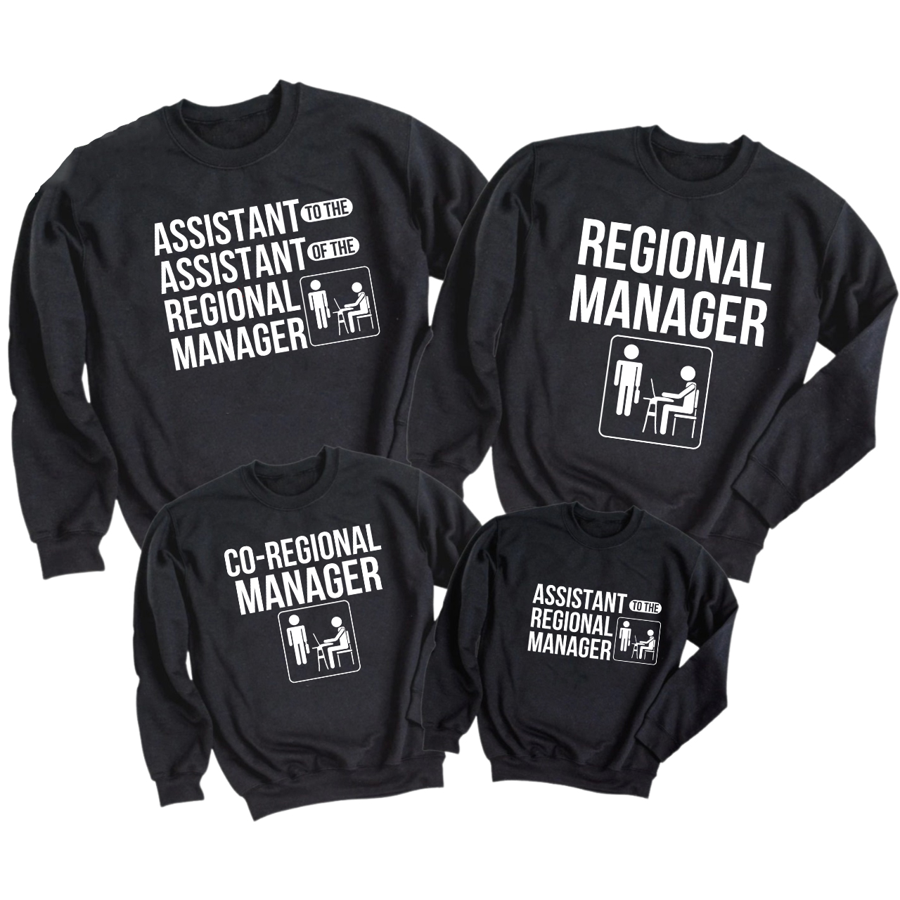 Regional Manager The Office Matching Family Sweatshirts