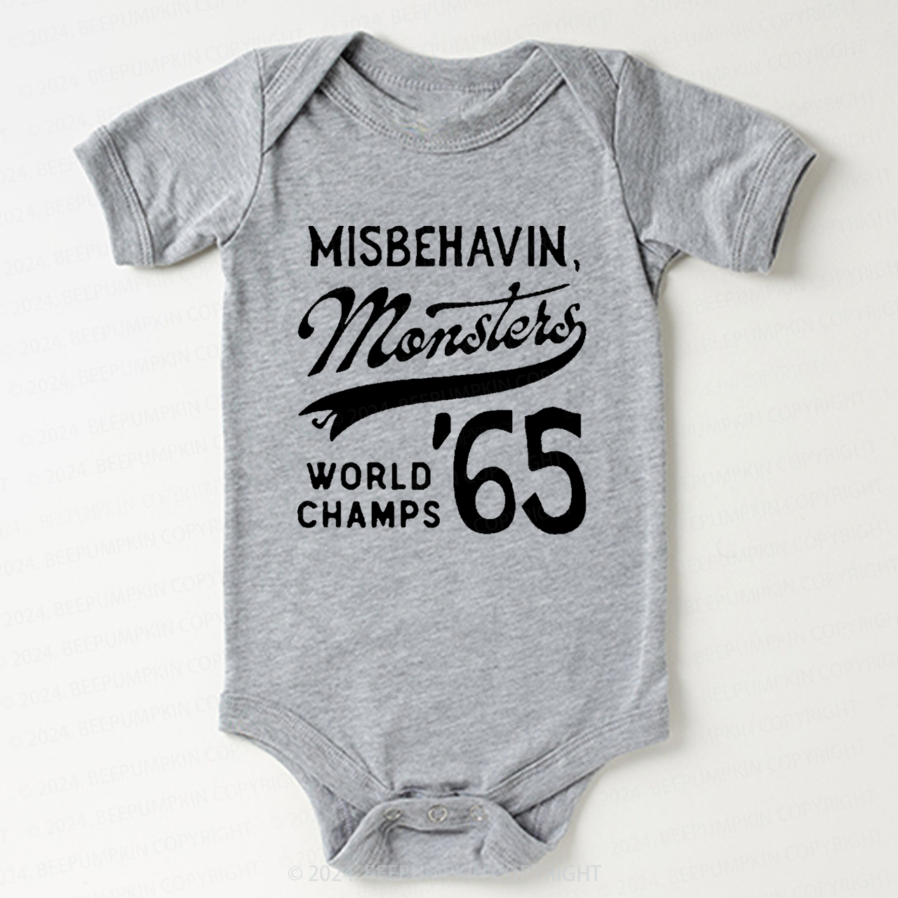 Misbehavin' Monsters  Bodysuit For Baby