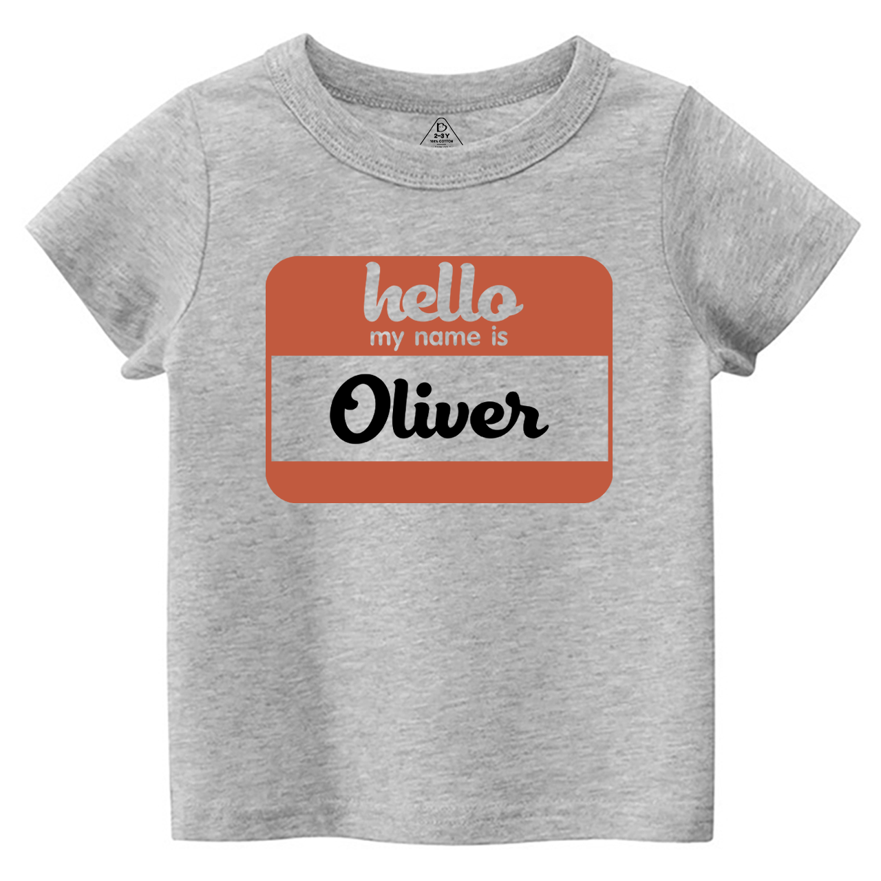 Hello My Name Is Personalized Toddler Shirts