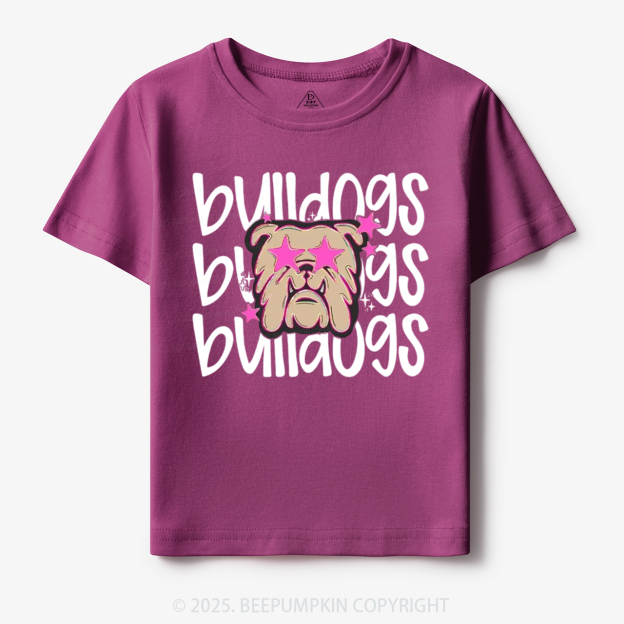 School Mascot Bulldogs Toddler&Kid's Tees Beepumpkin