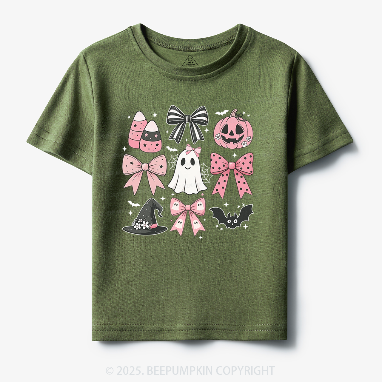  Pink Bow Coquette Halloween Toddler&Kid's Tees Beepumpkin
