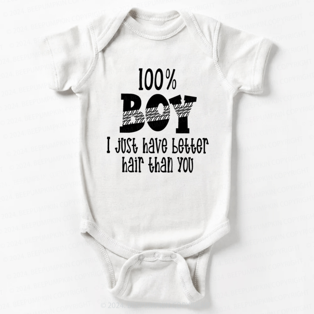 Boys with Long Hair Bodysuit For Baby 7
