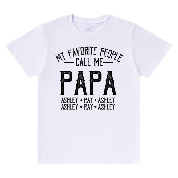 Personalized Grandpa Shirt With Name