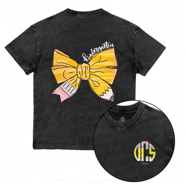 Personalization Girl's Coquette Toddler&Kids Washed Tees