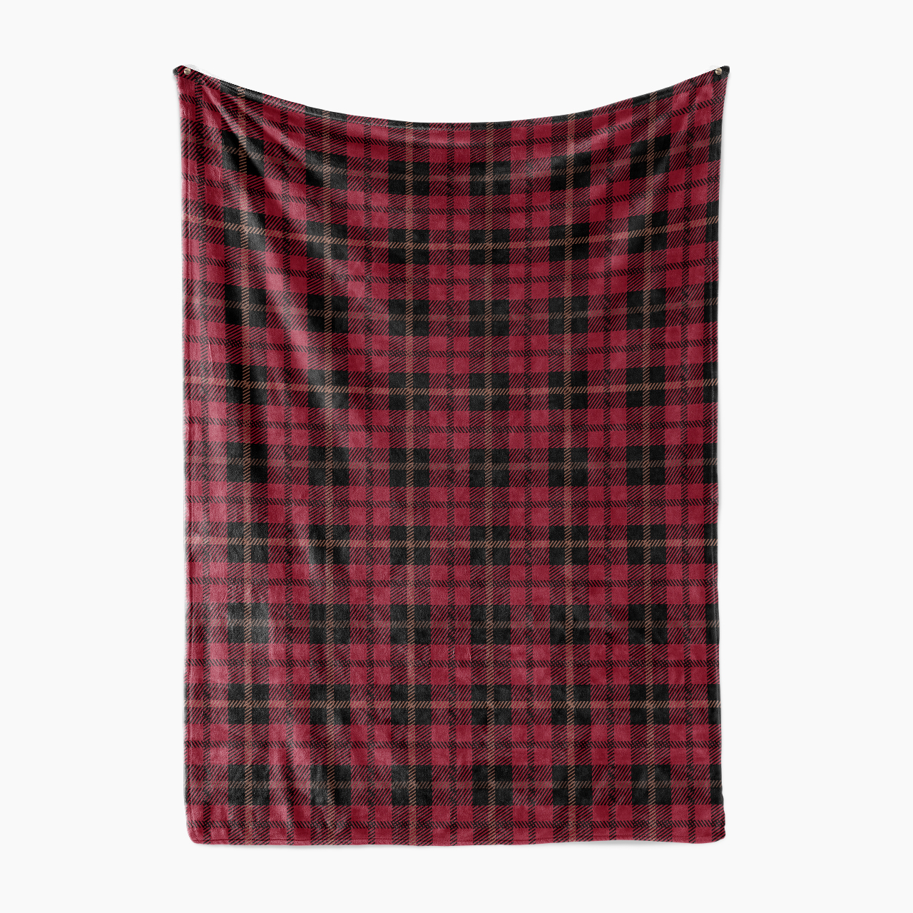 Stable Red Black Plaid Blanket-Rising Sunlight