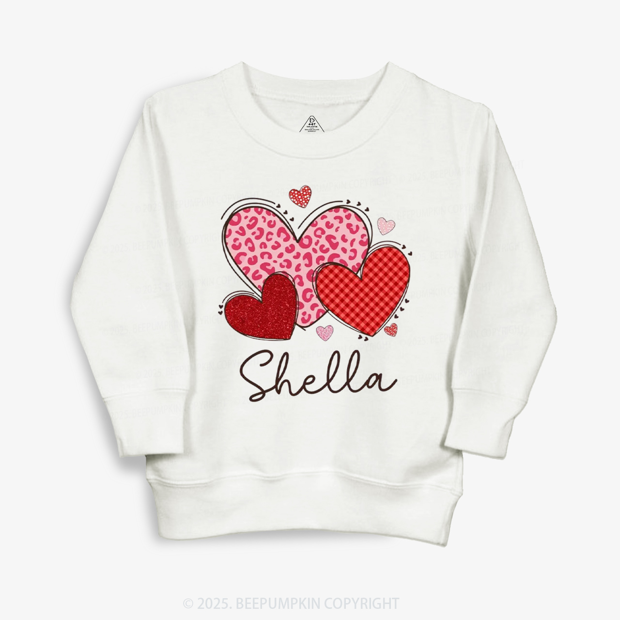 Personalized Lovely Layers Of Love Kid's Sweatshirt