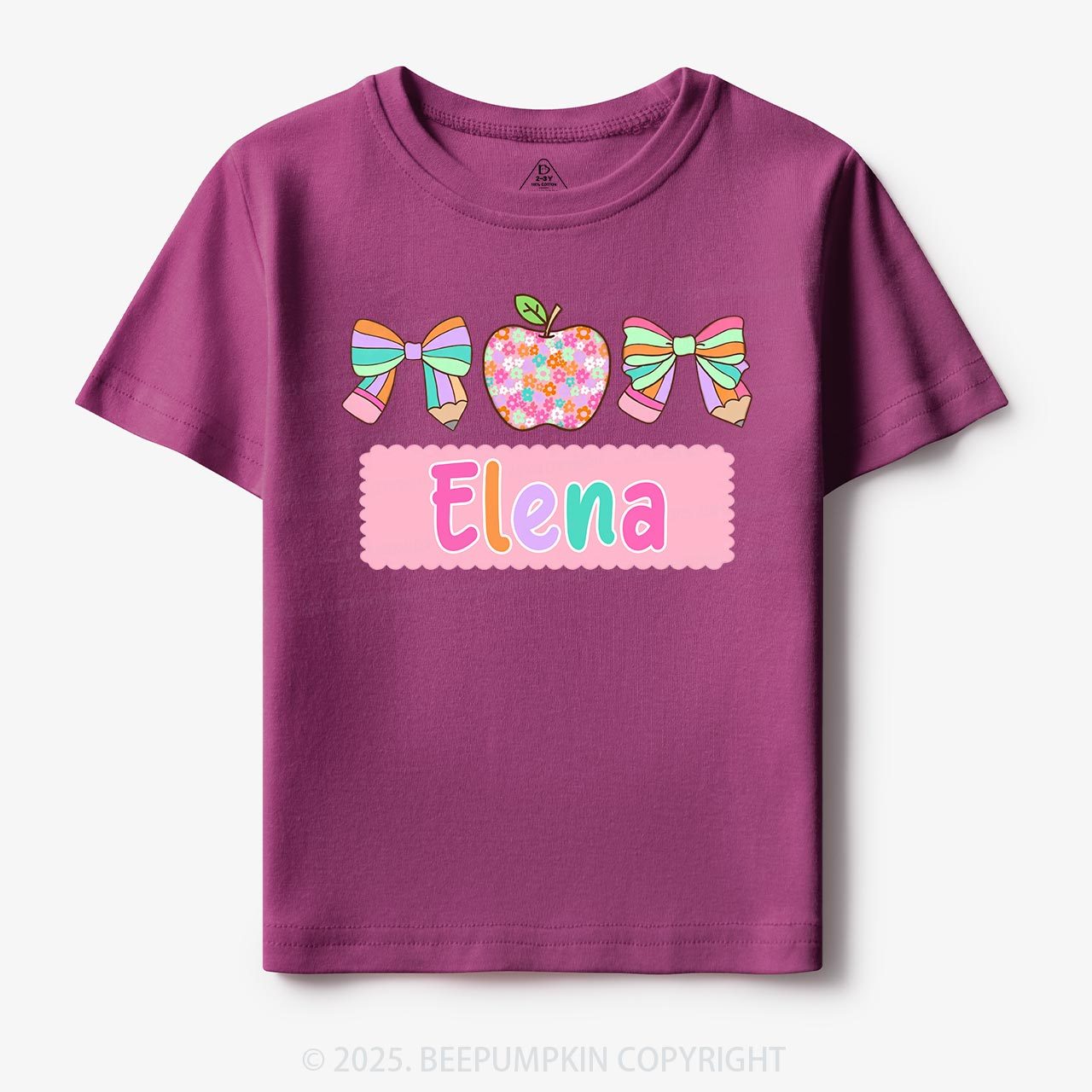 Personalized Pretty Name Toddler&Kid's Tees Beepumpkin