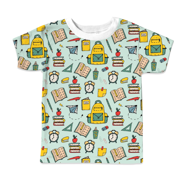 Homework All Over Print Kids Tees