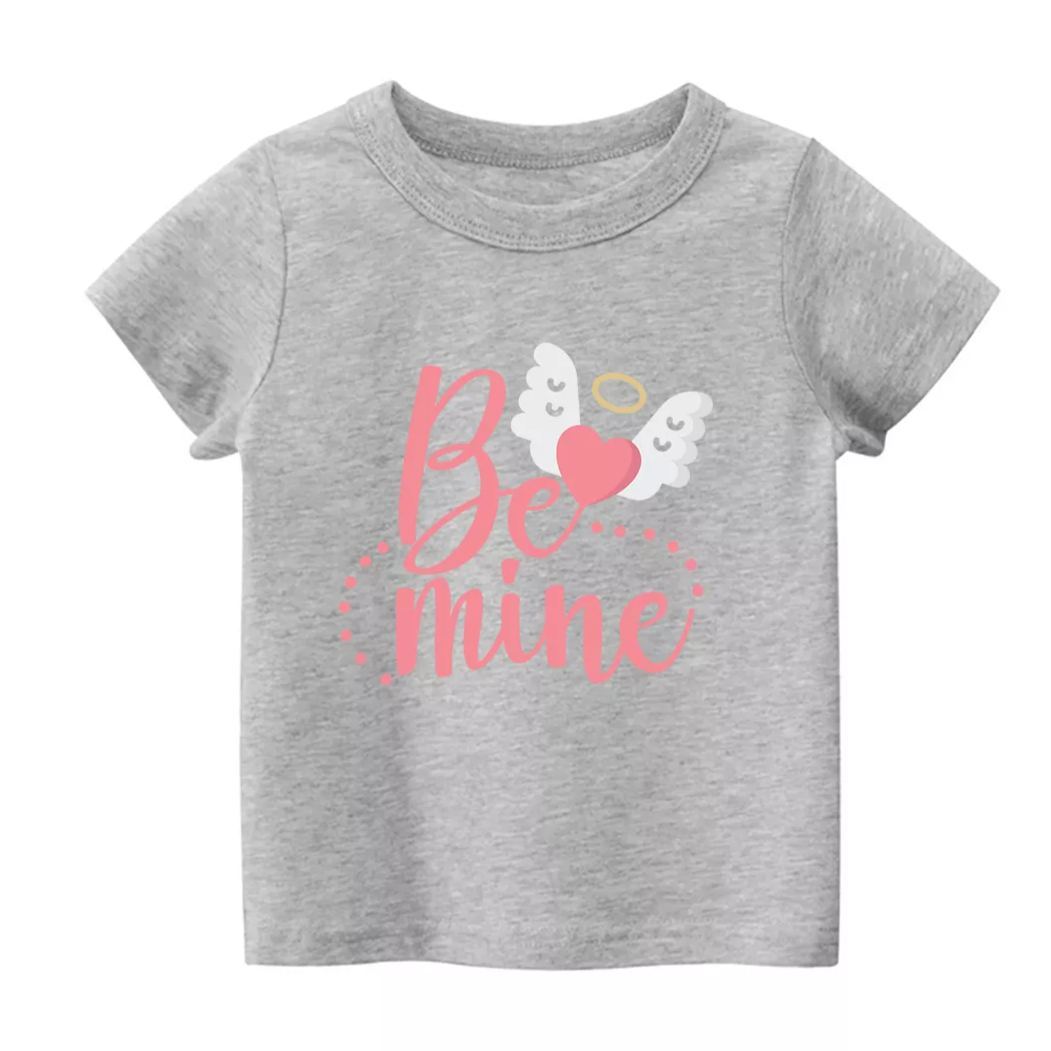 Love Angel Be Mine Valentine Kids Shirt