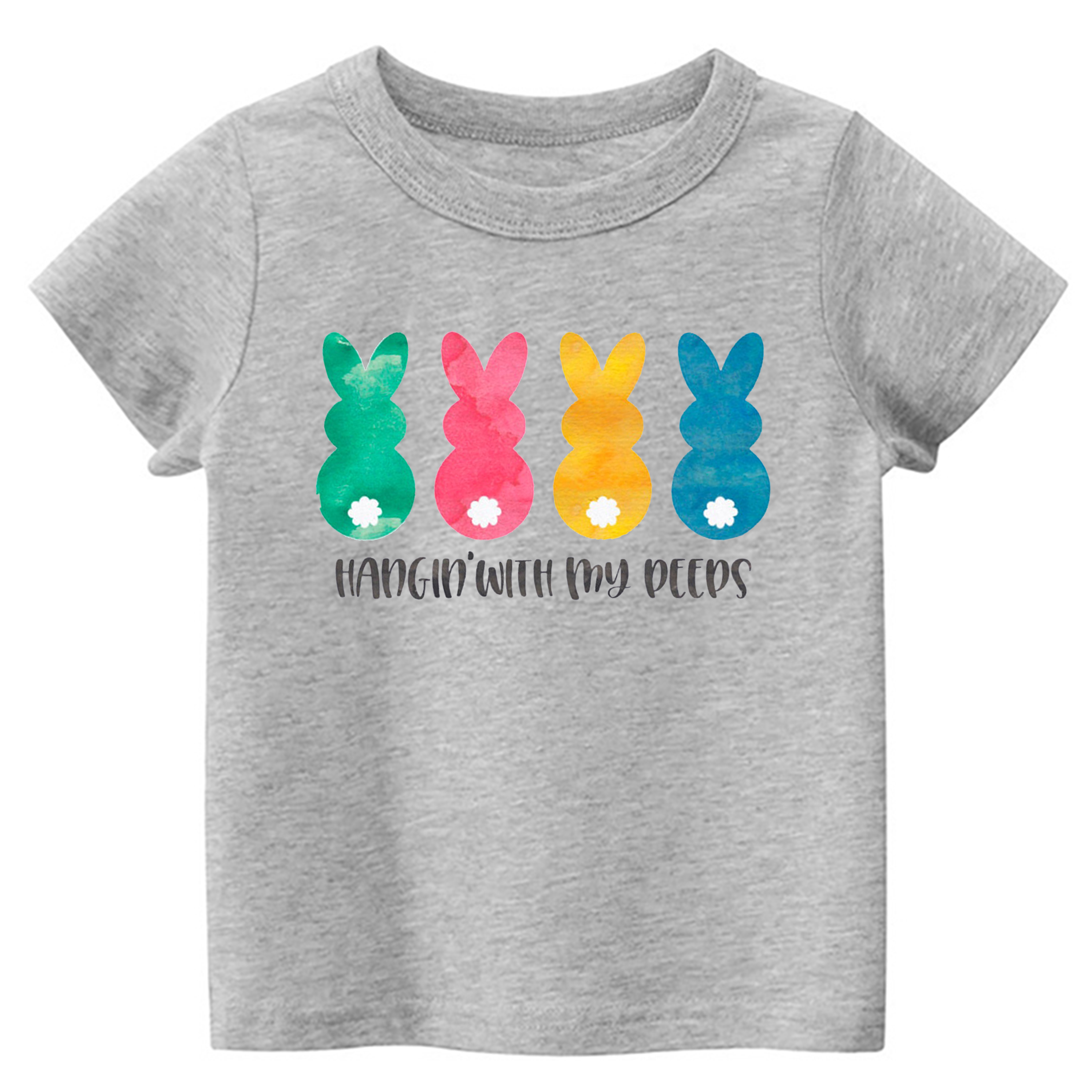 Hangin' With My Peeps Easter Kids Shirt