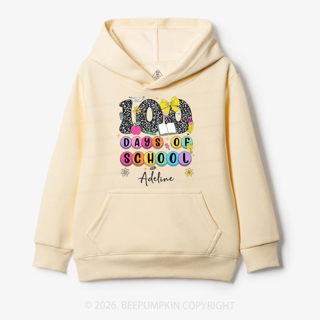 Personalized 100 Days Smarter and Sweeter Toddler&Kid's Hoodies