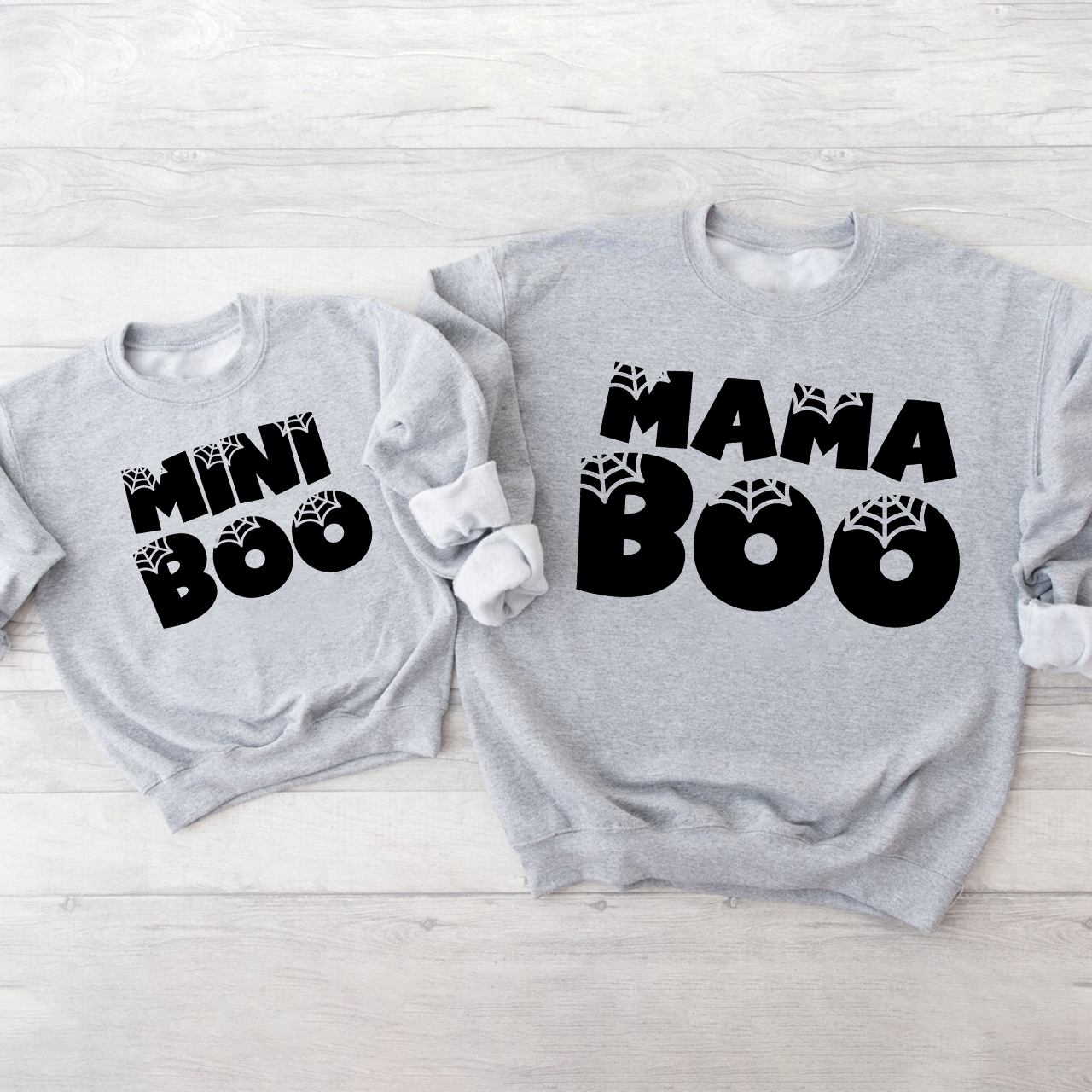 Personalized Matching Boo Family Sweatshirts