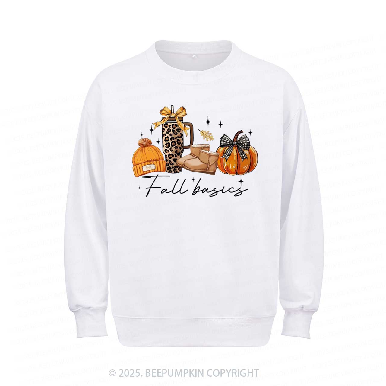  Fall Pumpkin Bow Sweatshirt Beepumpkin 