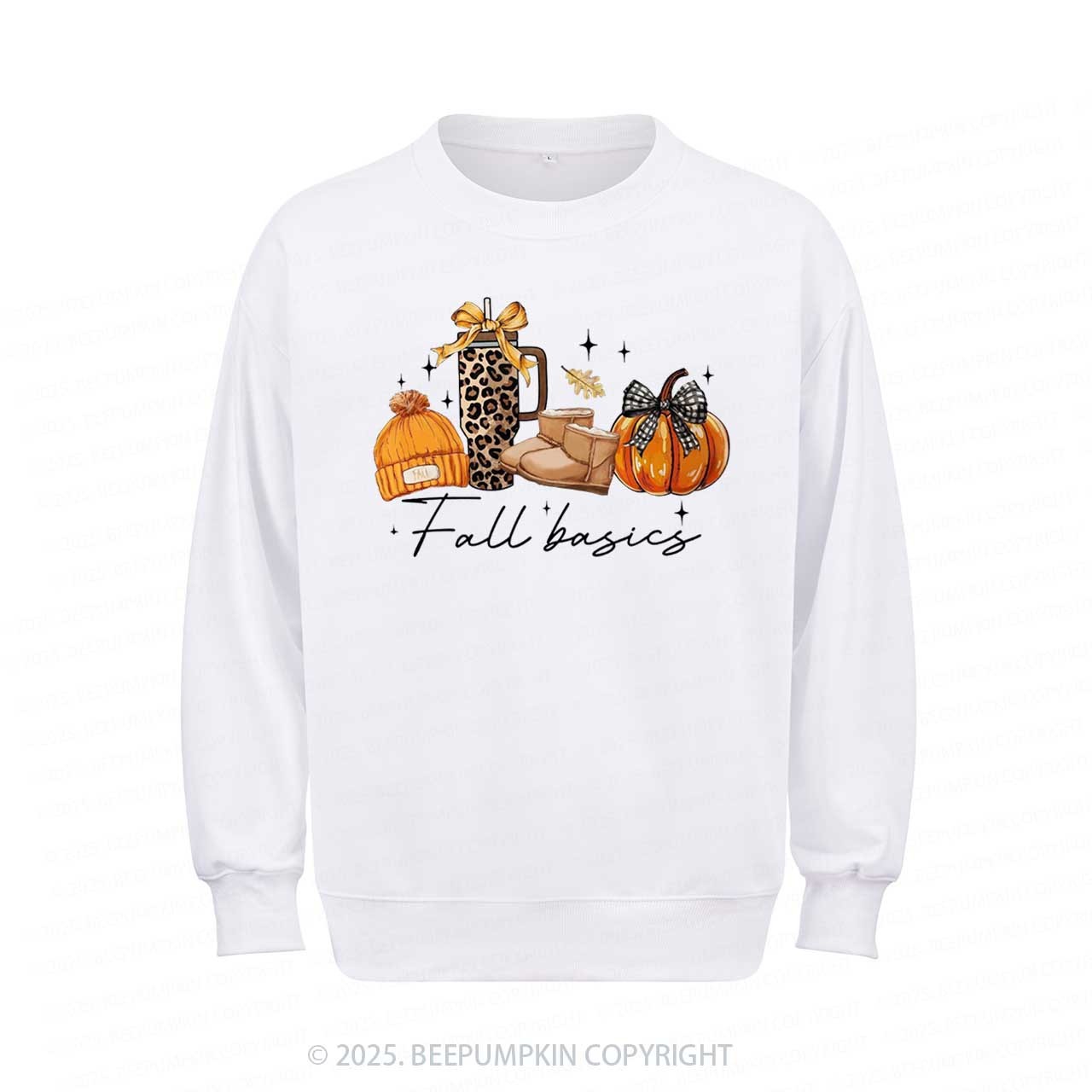  Fall Pumpkin Bow Sweatshirt Beepumpkin 