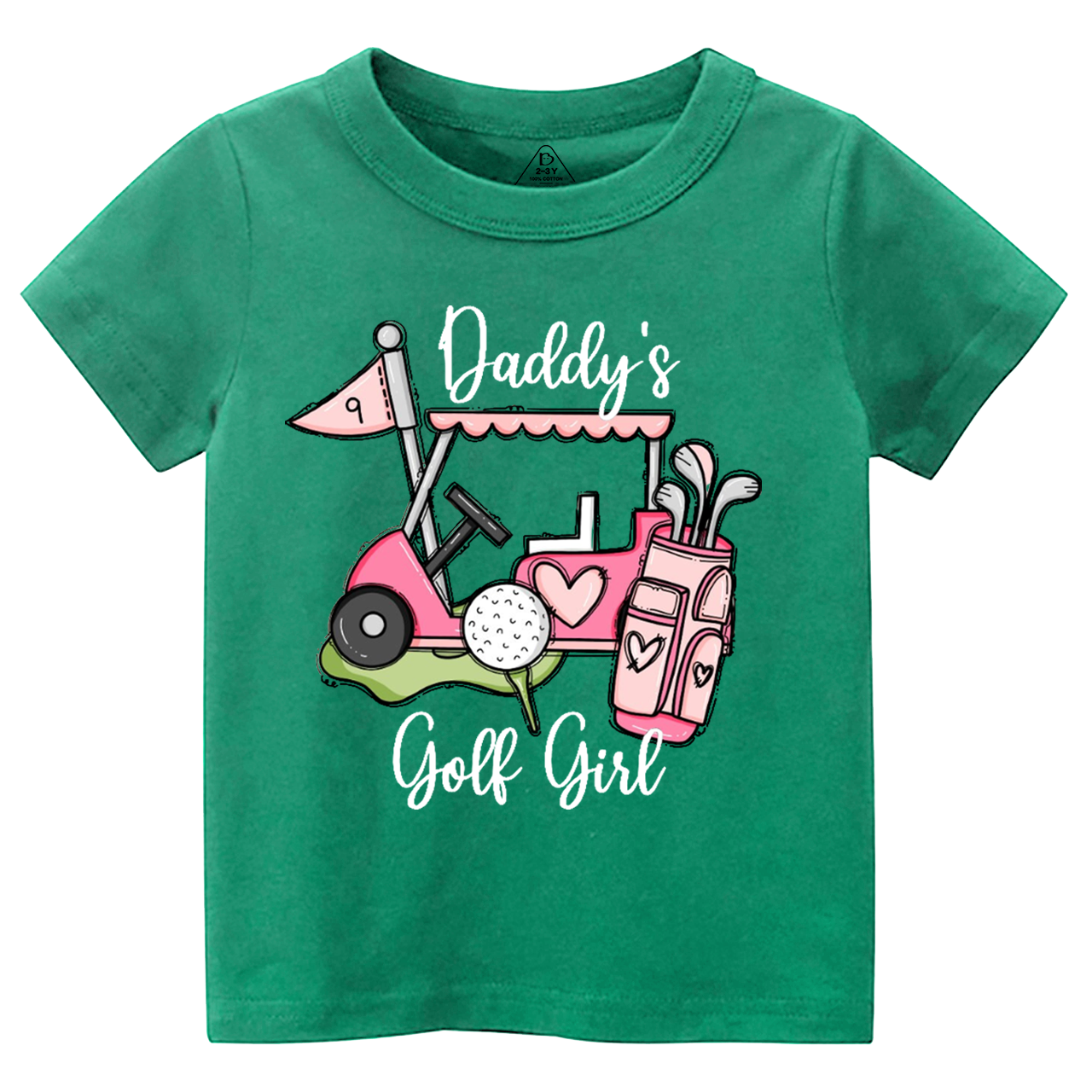 Daddy's Golf Girl Toddler&Kid's Tees Beepumpkin