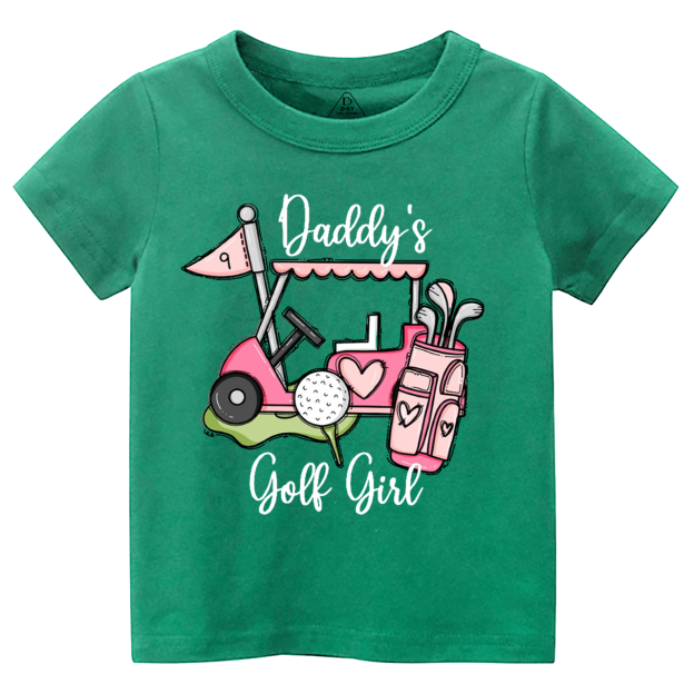 Daddy's Golf Girl Toddler&Kid's Tees Beepumpkin