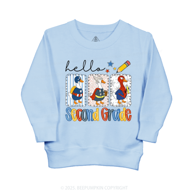 Personalized Hello School Kid's Sweatshirt