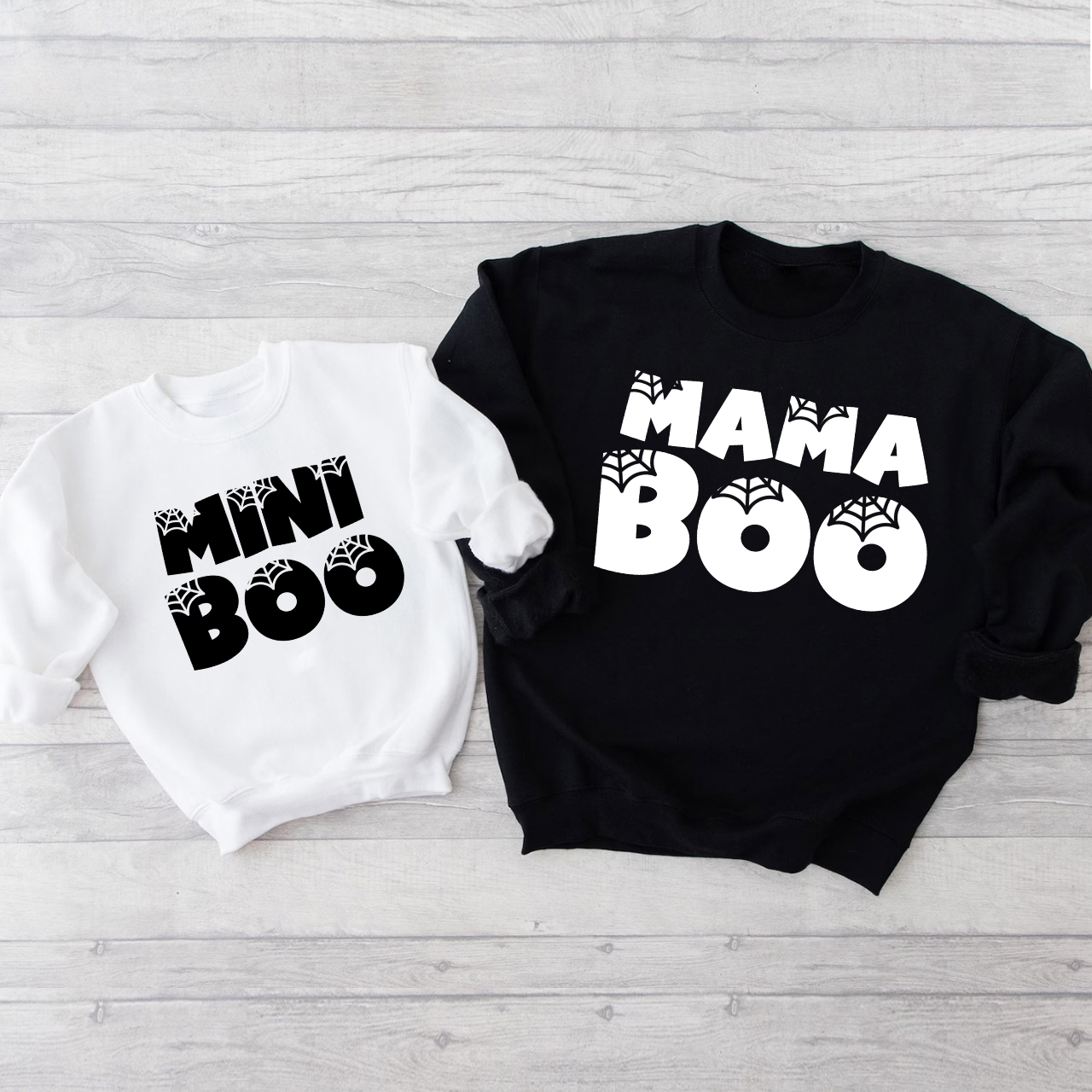 Personalized Matching Boo Family Sweatshirts