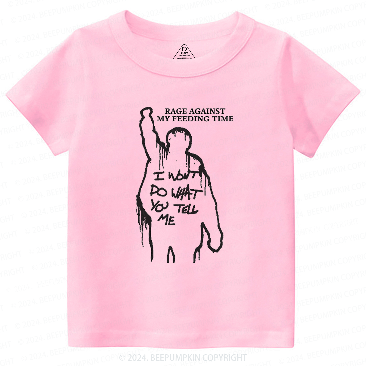 Rage Against My Feeding Time Toddler&Kids Tees 7