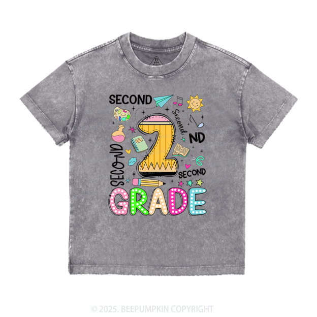 Personalized Pencil & Play Toddler&Kids Washed Tees
