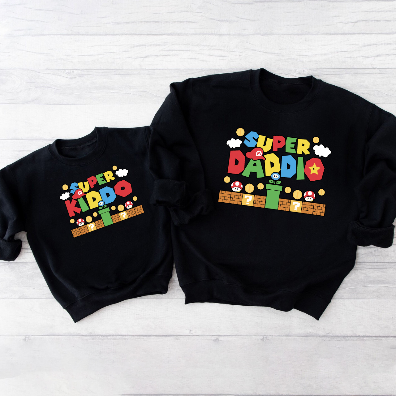 Super Family Game Matching Sweatshirts