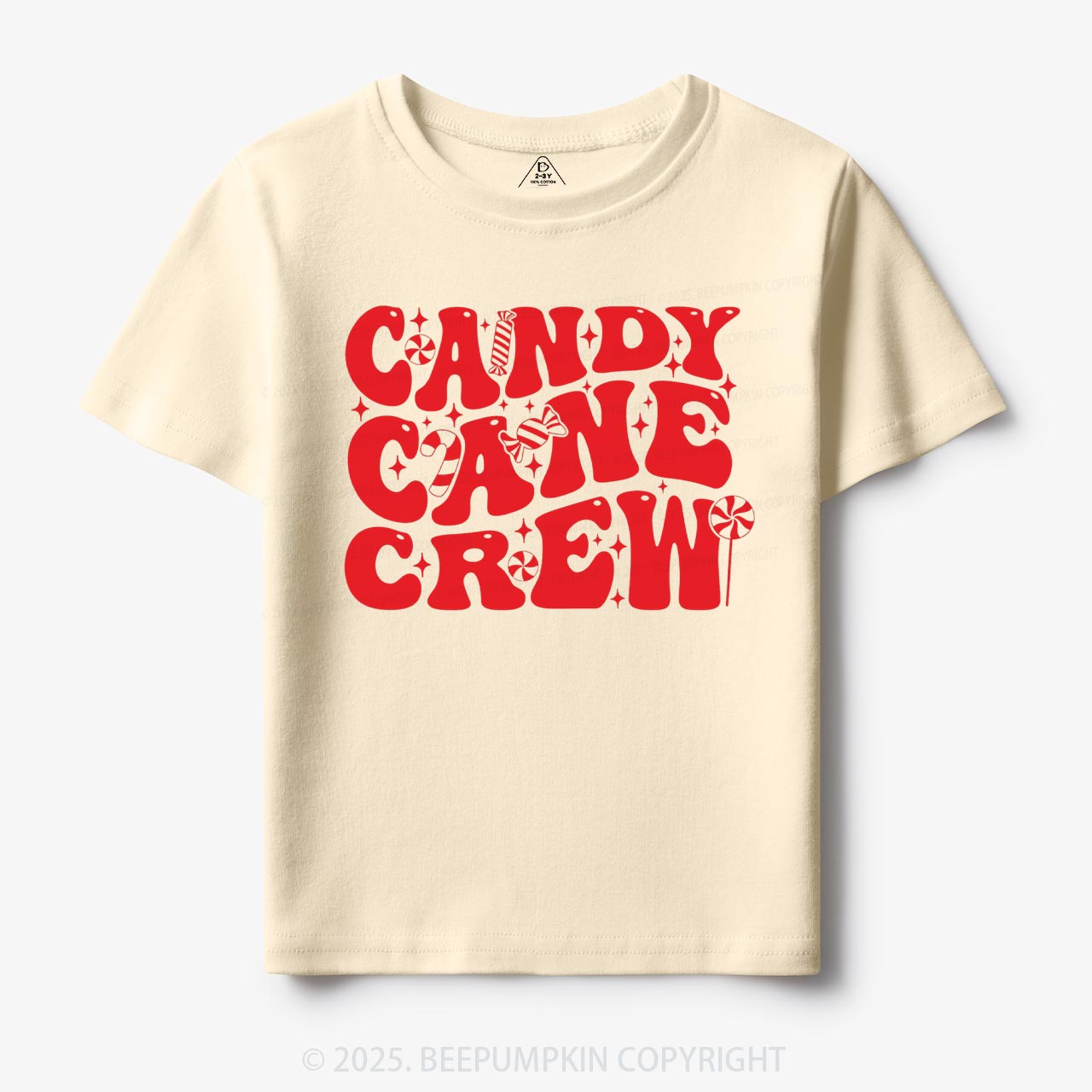 Candy Cane Crew Toddler&Kid's Tees Beepumpkin