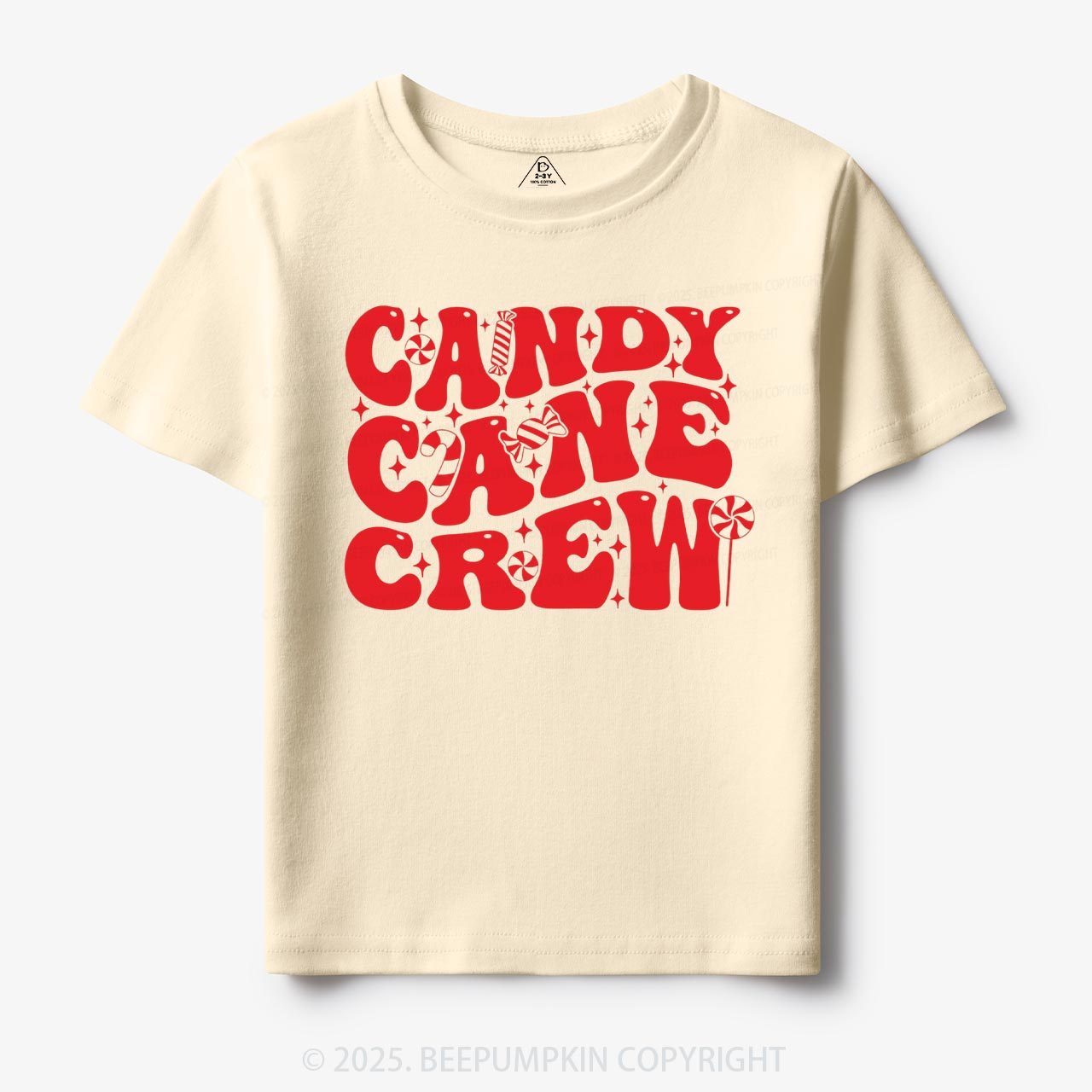 Candy Cane Crew Toddler&Kid's Tees Beepumpkin