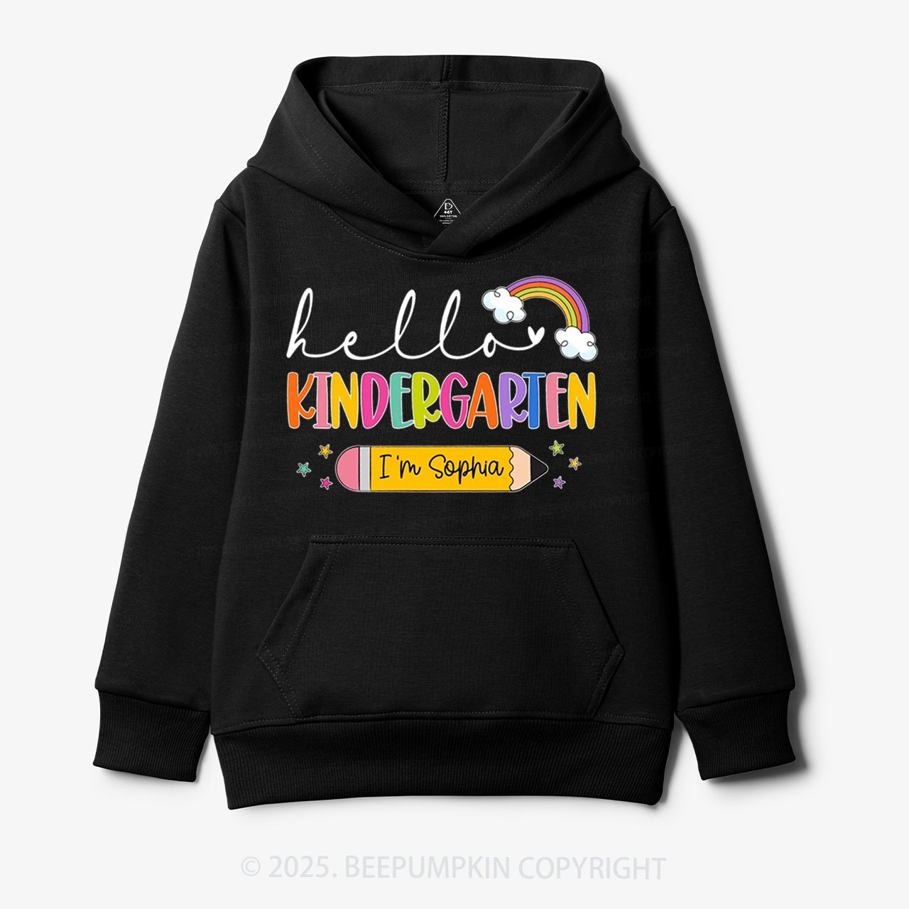 Personalized Hello Back To School Kid's Hoodies Beepumpkin