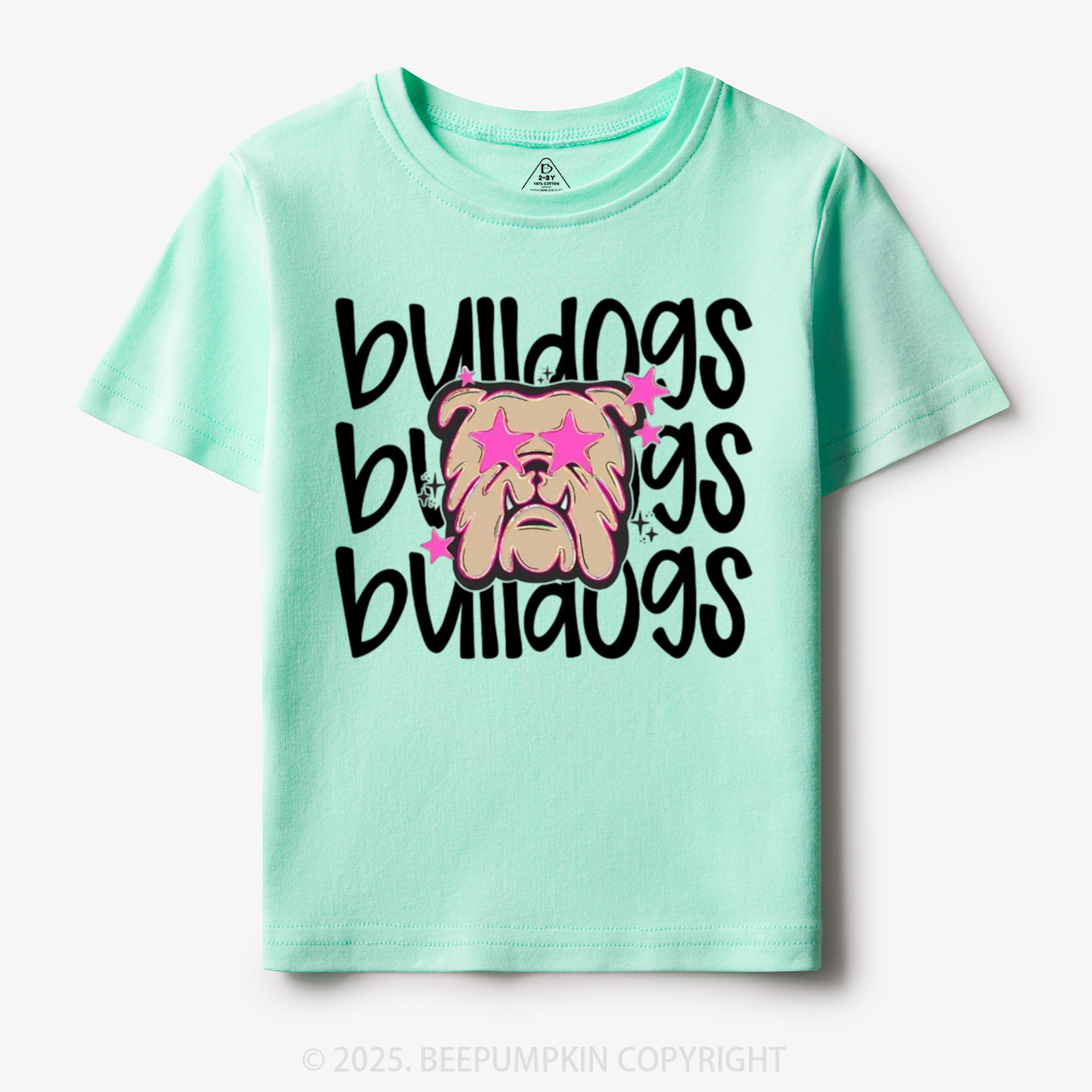 School Mascot Bulldogs Toddler&Kid's Tees Beepumpkin