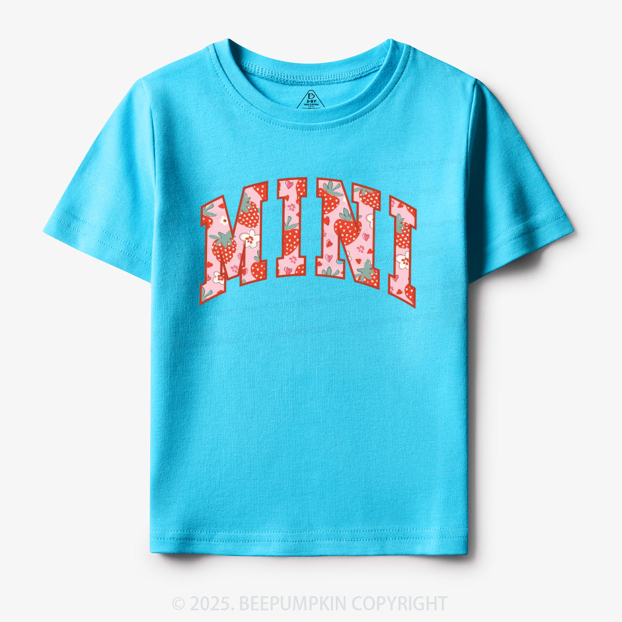 Happy Mini Strawberry Toddler&Kid's Tees Beepumpkin