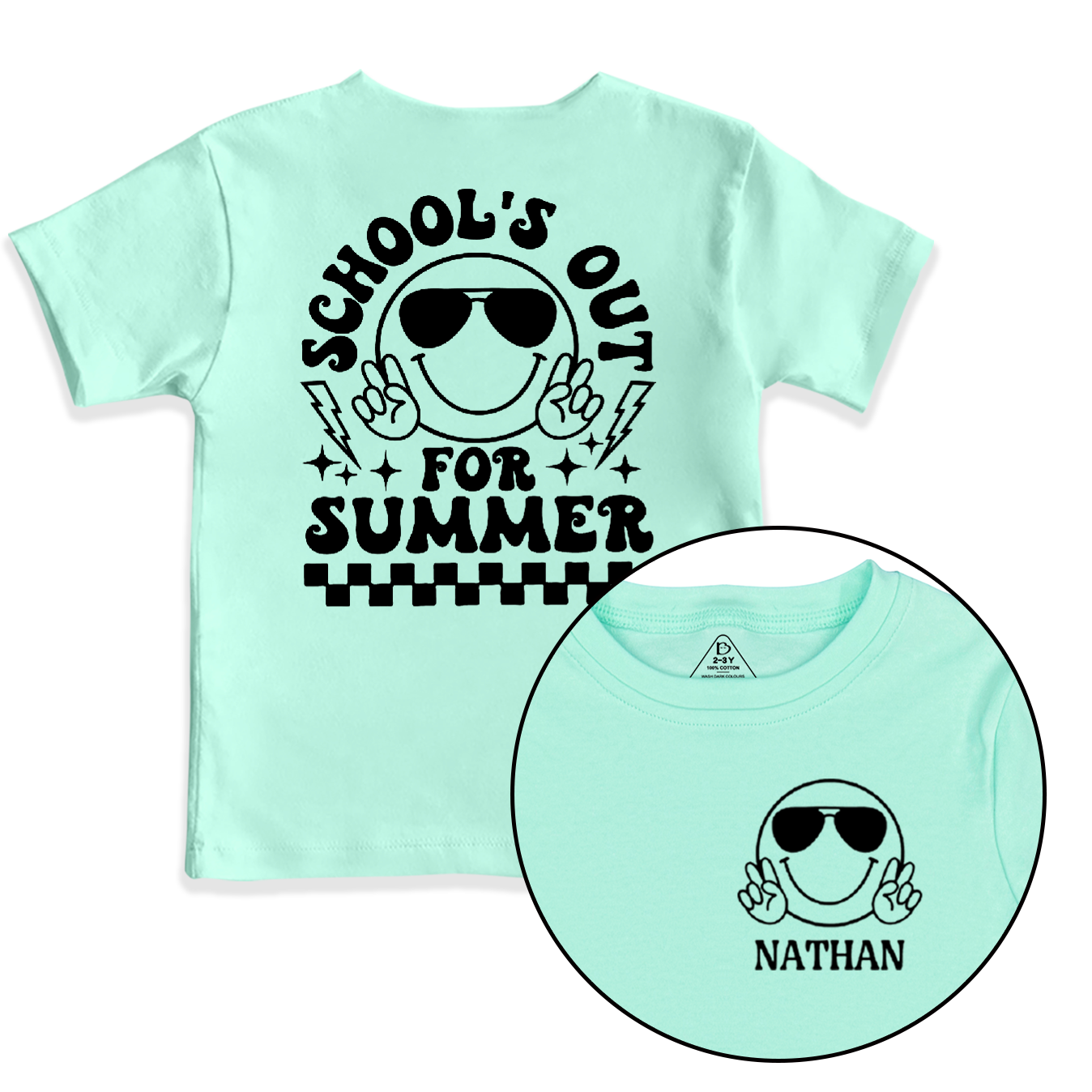 Schools Out For Summer Toddler&Kid's Tees Beepumpkin