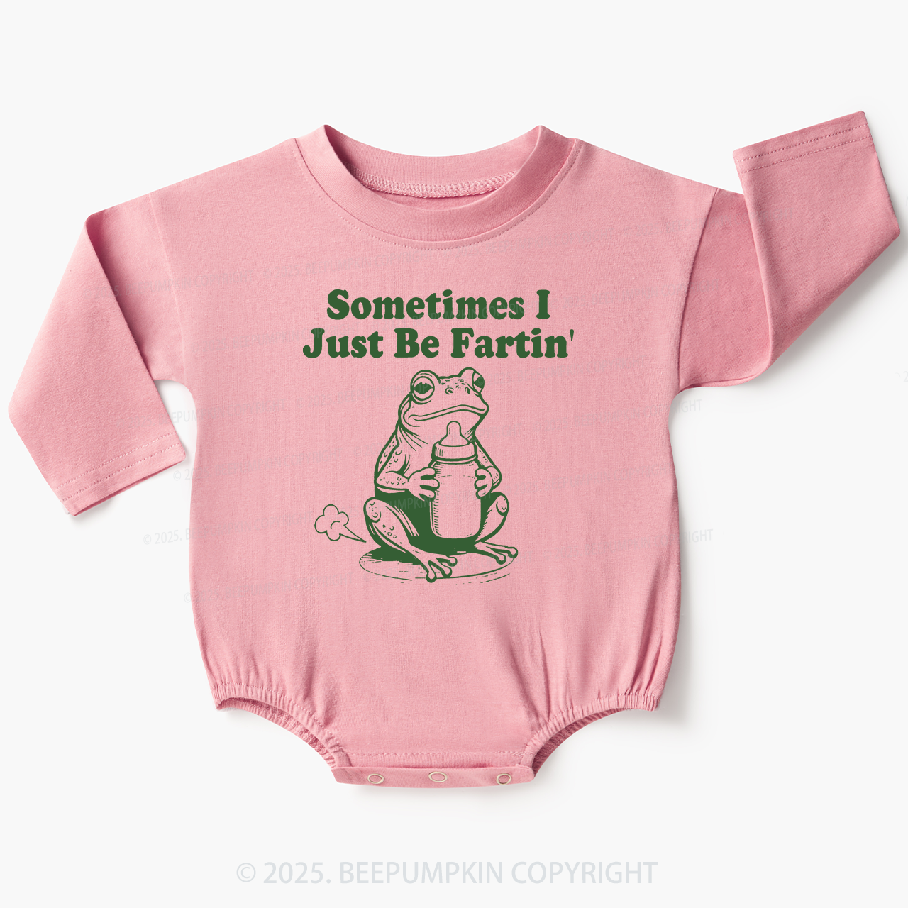 Fart Joke Sometimes I Just Be Fartin Baby Bubble Romper Beepumpkin