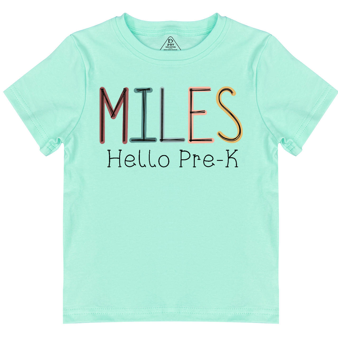 Personalized Name Back To School Toddler&Kid's Tees Beepumpkin 