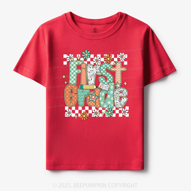 Personalized Grade Blossoms Toddler&Kid's Tees Beepumpkin