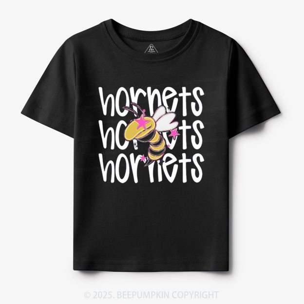 School Mascot Hornets Toddler&Kid's Tees Beepumpkin