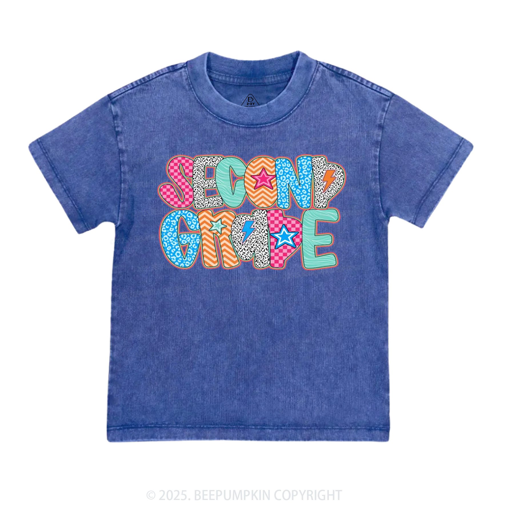 Personalized Spot Back To School Toddler&Kids Washed Tees