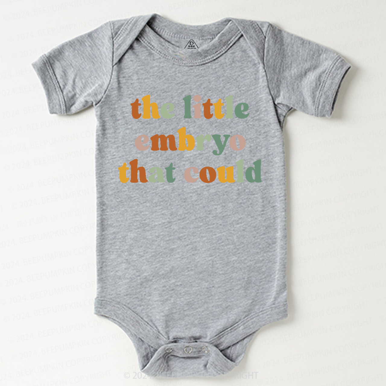 The Little Embryo That Could  Baby Bodysuit 7