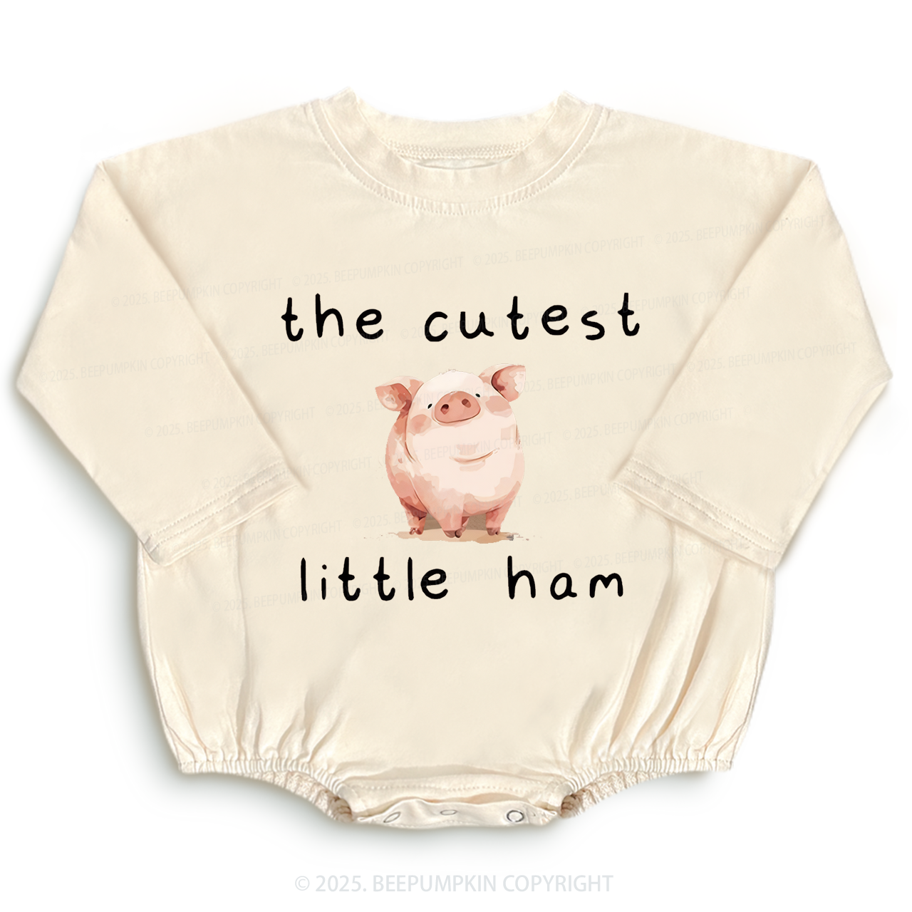 Cutest Little Ham Baby Bubble Romper Beepumpkin