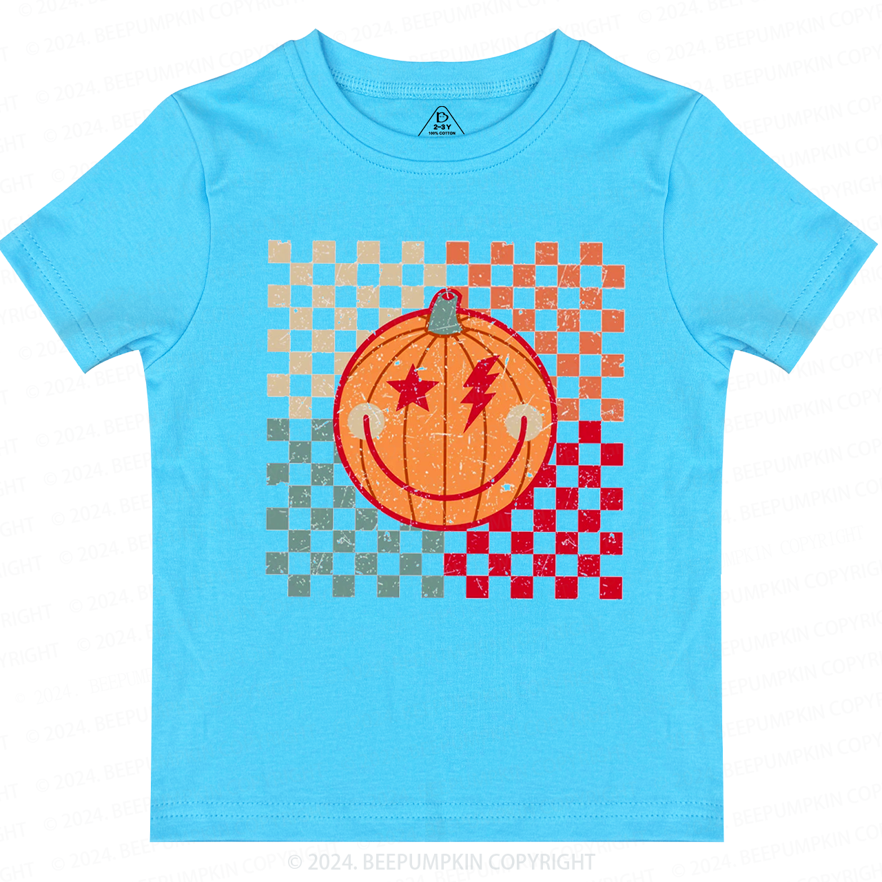 Retro Lightning Bolt Halloween Toddler&Kids Tees 
