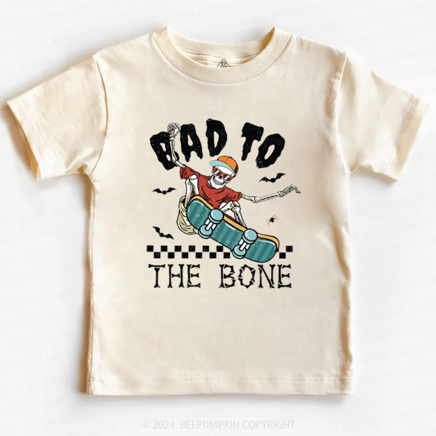 Bad To The Bone Halloween Toddler&Kids Tees 