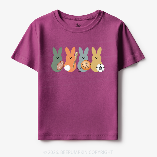 Easter Sporty Bunnies Toddler&Kid's Tees