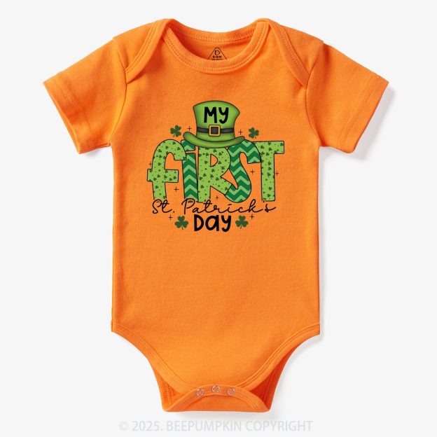 Baby’s First Luck St. Patrick's Day Bodysuit Beepumpkin