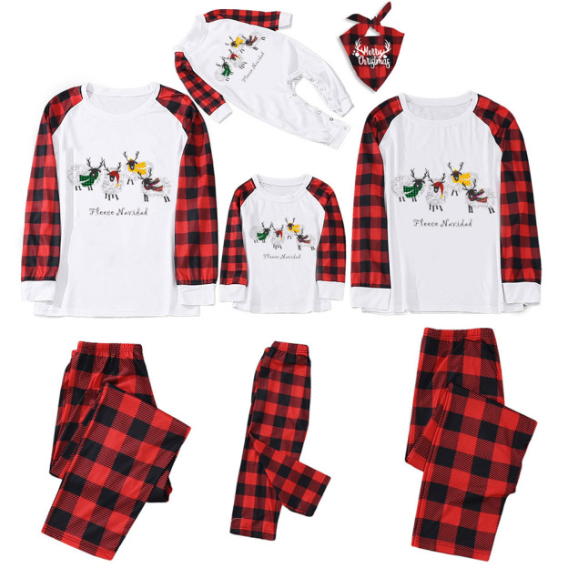 Fleece Navidad Christmas Family Pajamas