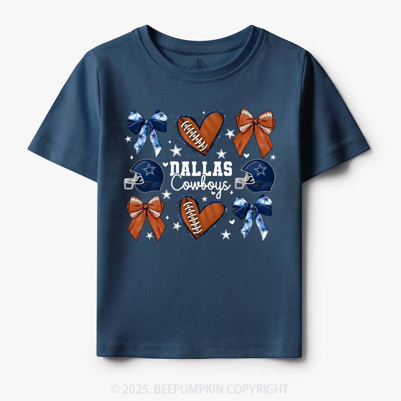 Blue Star Football Toddler&Kid's Tees Beepumpkin