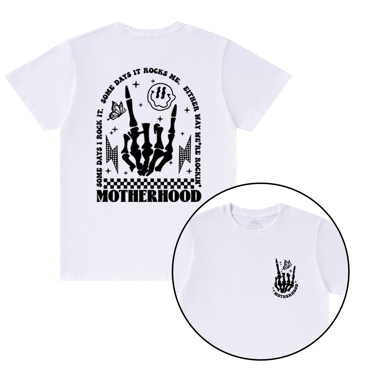 Motherhood Some Day I Rock It Retro Shirt