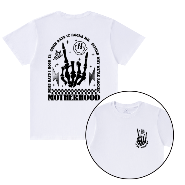 Motherhood Some Day I Rock It Retro Shirt